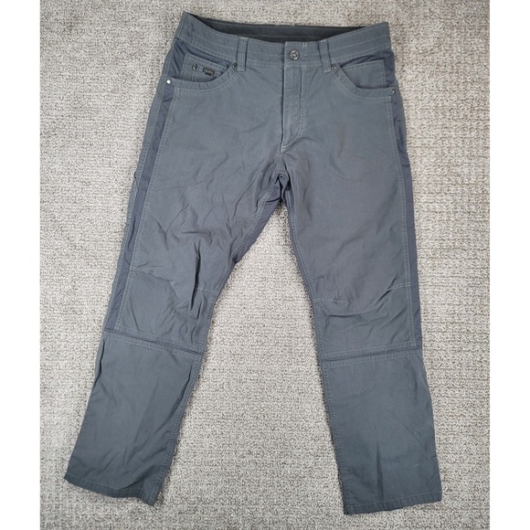 Kuhl Radikl Mens Gray Hiking Pants 34x30 Vented Outdoor - Picture 1 of 9